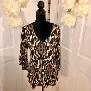 Dressbarn. Animal Print Women’s Top